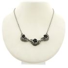 Image 1 of Silver anchor link chain with fixed pendant