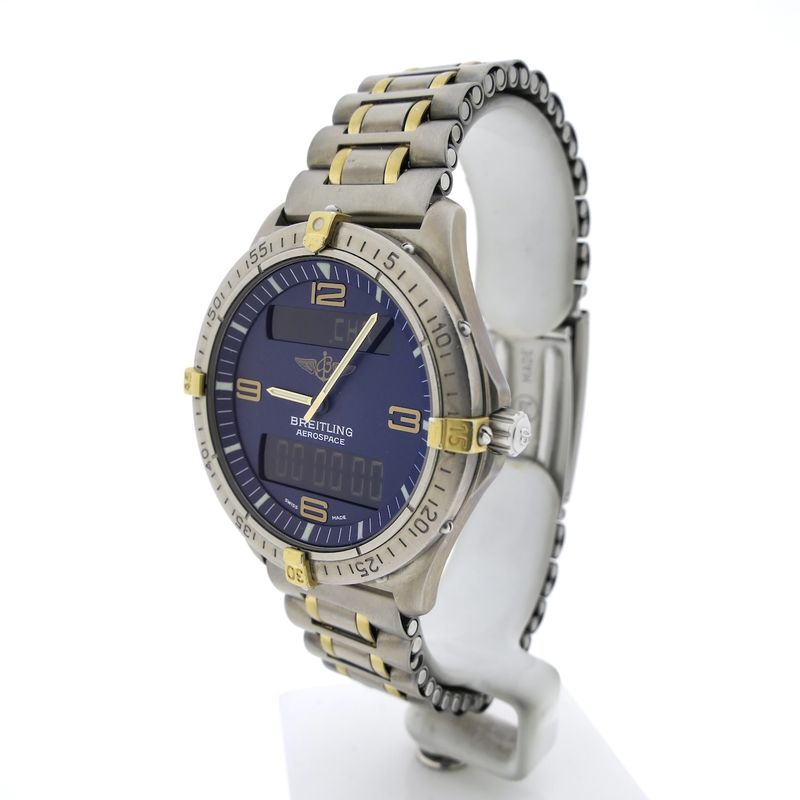 Image 2 of Breitling Aerospace Titanium E56062; Bi-color men's watch