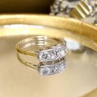 Image 2 of Gold Art Deco ring with diamond | 0.72 ct.