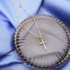 Image 2 of Gold pendant of a cross