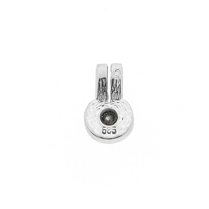 Image 5 of White gold pendant with diamond | 0.07 ct.