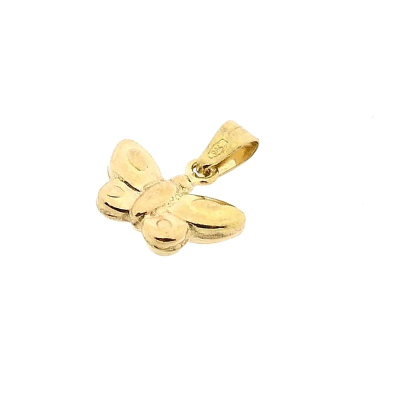 Image 9 of 18K Gold Butterfly Pendant
