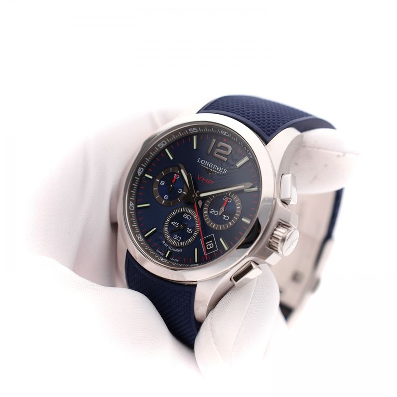 Image 5 of Longines V.H.P. Chronograph L3.717.4.96.9; Men's Watch