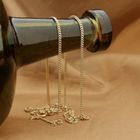 Image 8 of Gold gourmet link chain | 60 cm