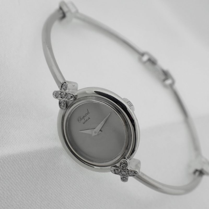 Image 10 of Chopard Cocktail Watch; Vintage 18k women's watch with diamonds