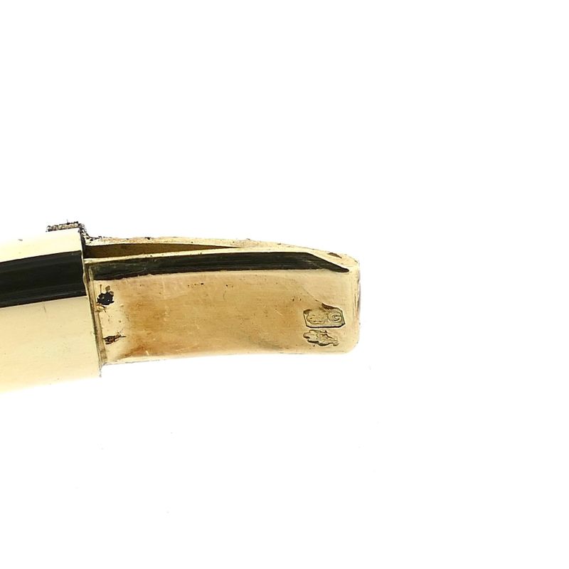 Image 8 of 14 Karat Gold Slave Bracelet; Ø 60.5 mm