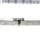 Image 7 of 18K white gold bracelet with sapphire and diamond (0.36 ct.) | 18.5 cm
