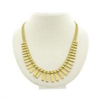 Golden Cleopatra necklace.