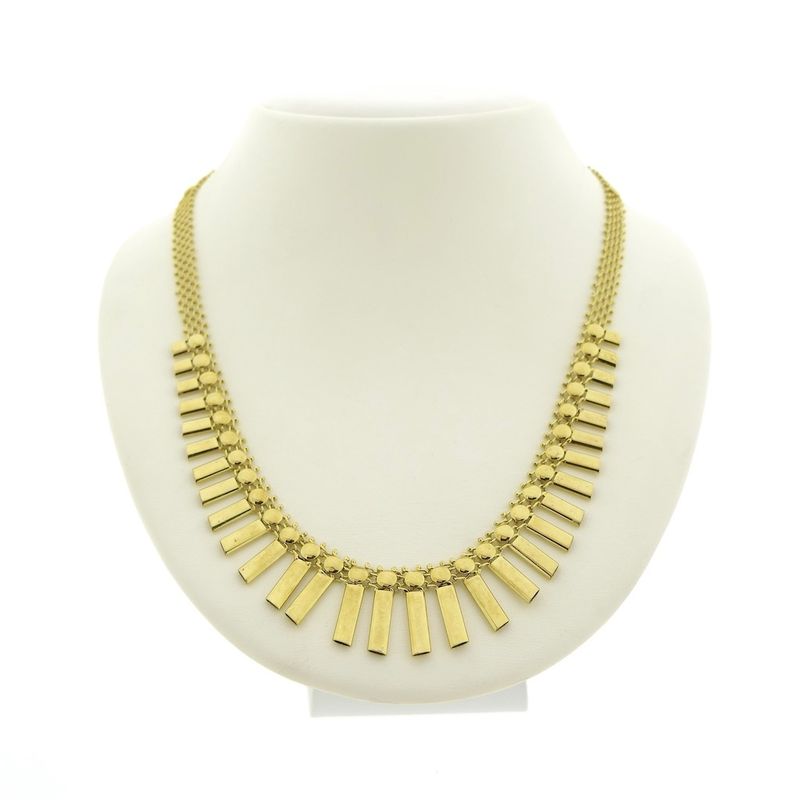 Image 1 of Golden Cleopatra necklace.