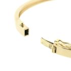 Image 8 of Gold smooth slave bracelet | Ø 61.3 mm