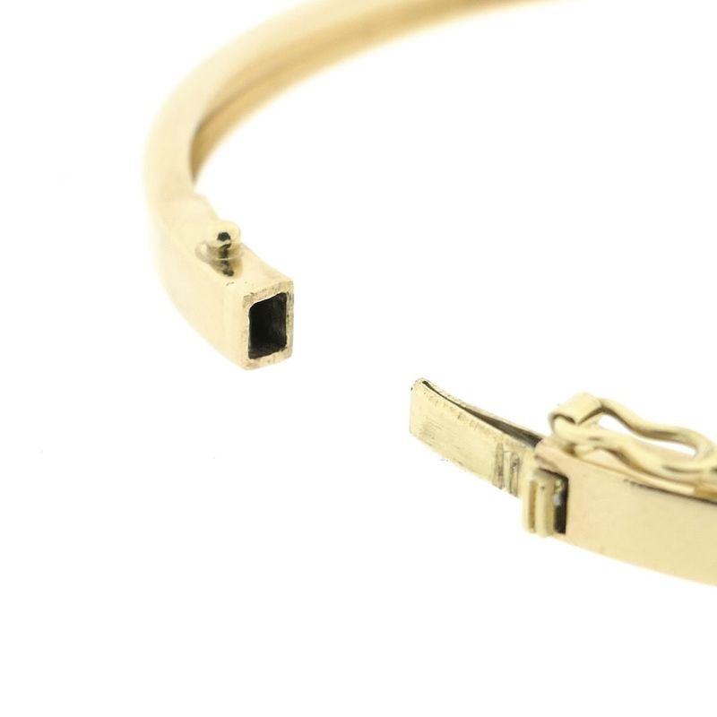 Image 8 of Gold smooth slave bracelet | Ø 61.3 mm