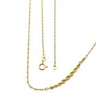 Image 1 of Twisted Link Chain; 14 Karat; 81.5 cm