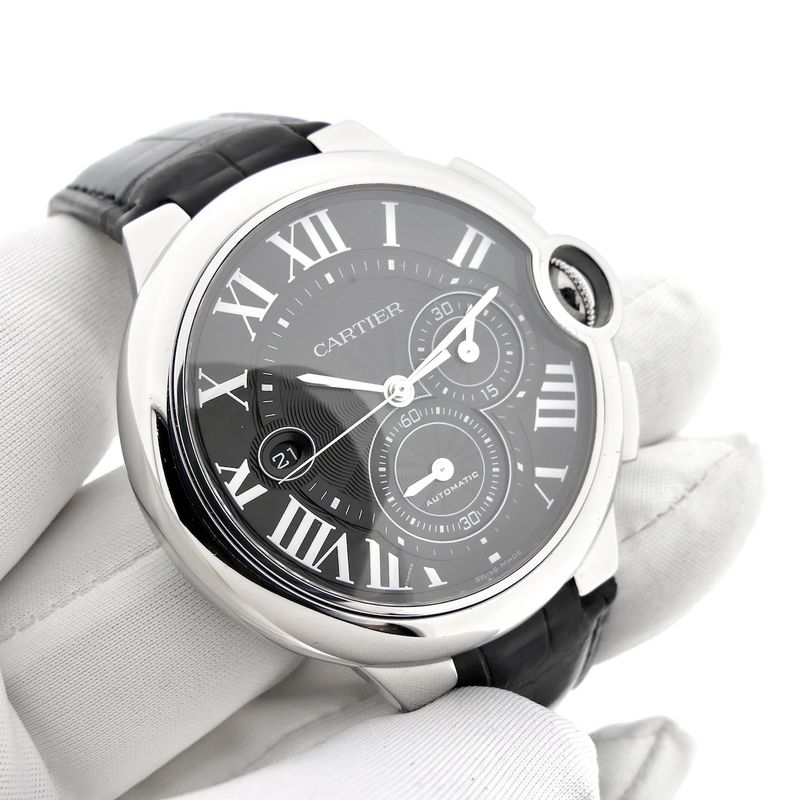 Image 10 of Cartier Ballon Bleu Chronograph 3109; Automatic men's watch