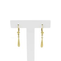 Gold drop earrings