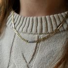Image 9 of Two-tone gold navy link chain