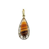 Vintage gold pendant with bandagate