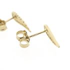 Image 6 of Gold wing stud earrings