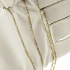 Image 8 of Two-tone gold Figaro link chain | 51.5 cm