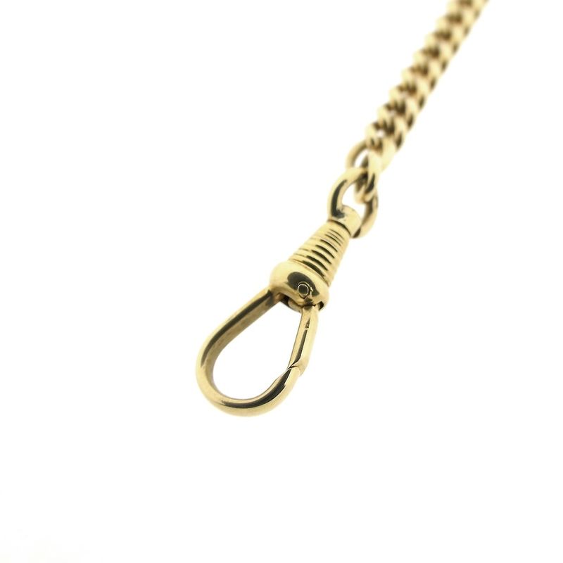 Image 3 of Vintage gold watch chain; Chatelaine (for a pocket watch).