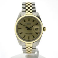 Rolex Datejust 1601; Gold/steel watch with rare 'sigma' dial