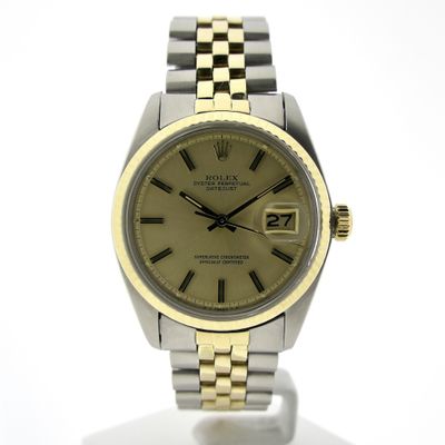 Image 1 of Rolex Datejust 1601; Gold/steel watch with rare 'sigma' dial