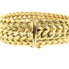 Image 4 of Gold wide fantasy link bracelet