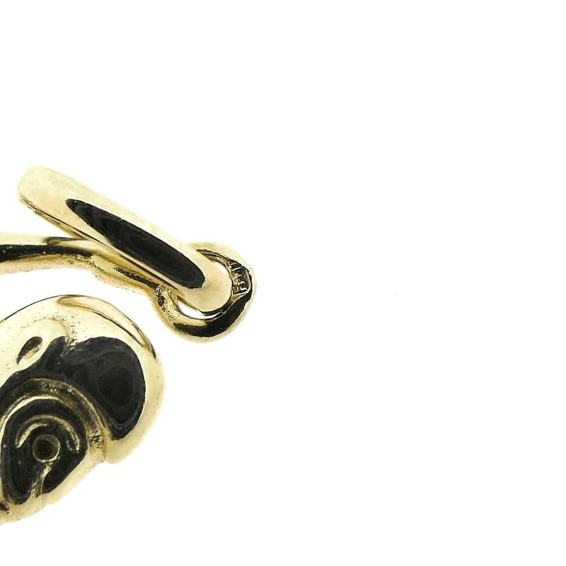 Image 5 of Gold pendant of a monkey with banana