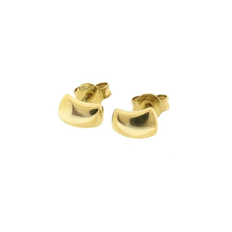 Image 8 of Golden subtle stud earrings