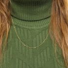 Image 9 of 18K Gold Thin Gourmet Link Chain | 50.5 cm