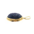 Image 6 of Vintage Gold Pendant with Apatite; 14 Karat