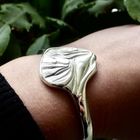 Image 2 of Silver bracelet with fantasy design | Ø 60 mm