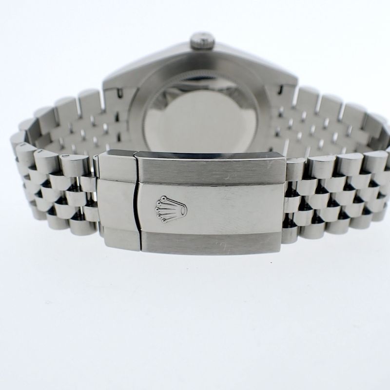 Image 5 of Rolex Datejust 41; Men's watch with rhodium dial