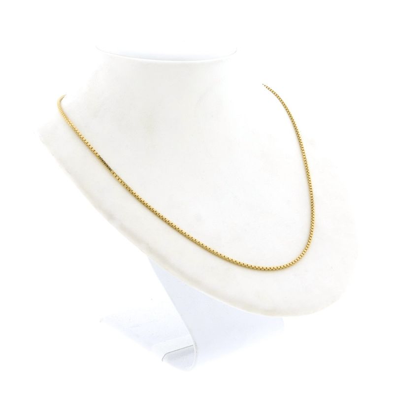 Image 6 of Golden Venetian link chain | 55 cm