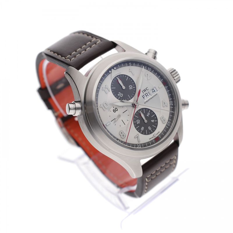 Image 4 of IWC Pilot's Watch Double Chronograph IW371806; Automatic Watch