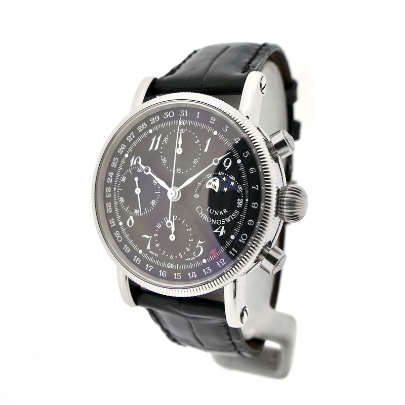 Image 2 of Chronoswiss Lunar Chronograph CH7523; Automatic men's watch with moon phase