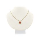 Image 7 of Gold pendant with red coral | Vintage