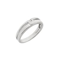 White gold ring with diamond; 0.01 ct. | Jeunesse