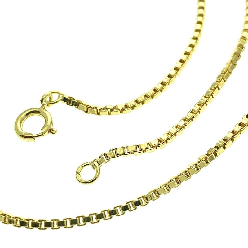 Image 3 of Gold Venetian chain | 61 cm
