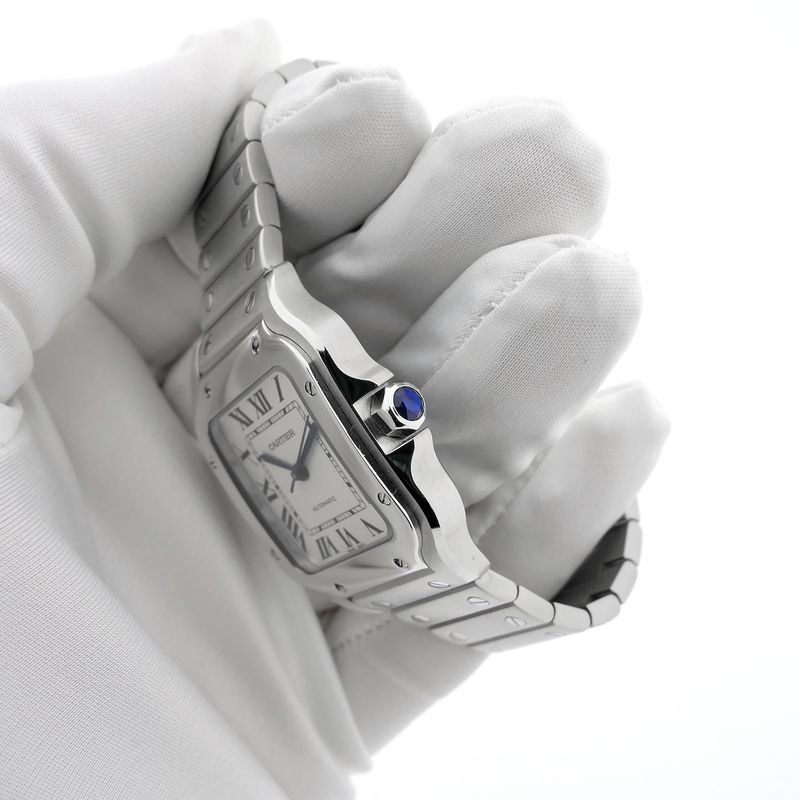 Image 7 of Cartier Santos 'Medium' 4075 WSSA0029; Automatic unisex watch