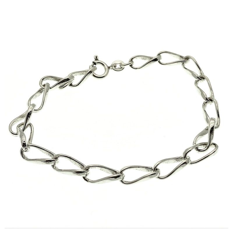 Image 1 of Silver link bracelet | 18 cm