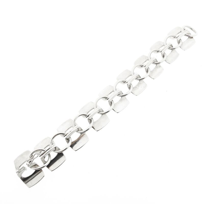Image 5 of Silver robust bracelet; ALTON | 22 cm