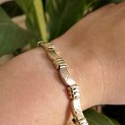 Image 8 of Two-tone gold fantasy link bracelet