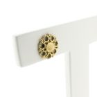 Image 4 of Antique/vintage gold flower stud earrings | Filigree technique
