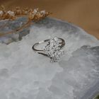 Image 7 of White gold entourage ring with diamond | 0.84 ct.