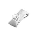 Image 8 of White gold pendant with zirconia