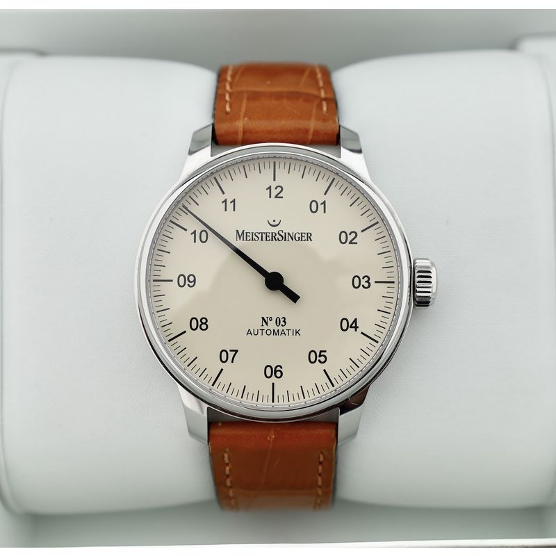 Image 10 of Meistersinger No. 03 Automatik; Automatic men's watch
