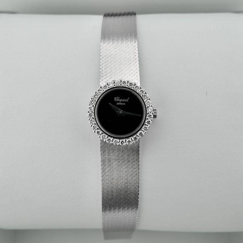 Image 15 of Chopard Geneva Cocktail Watch 2795/1; Vintage 18k white gold women's watch with diamonds