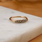 Image 2 of Rose Gold Ring with Diamonds; Approx. 0.28 ct.