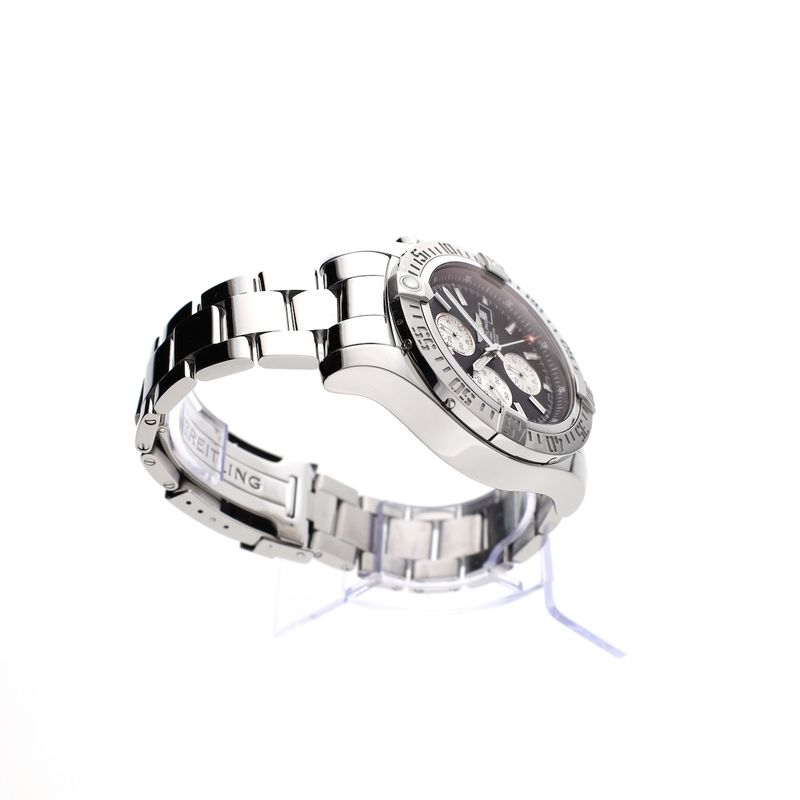 Image 11 of Breitling Super Avenger 'Black' A13371; Chronograph men's watch