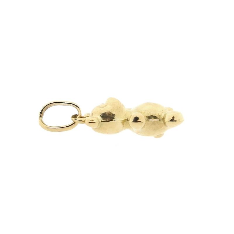 Image 5 of Gold teddy bear pendant